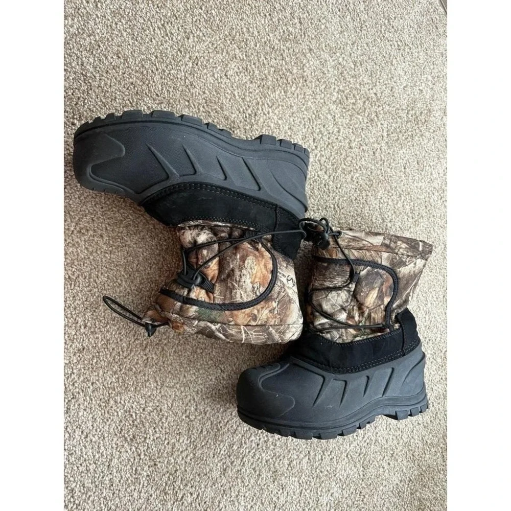 Real Tree Camouflage Snow Boots Size 3 Adventure‎ Outdoor